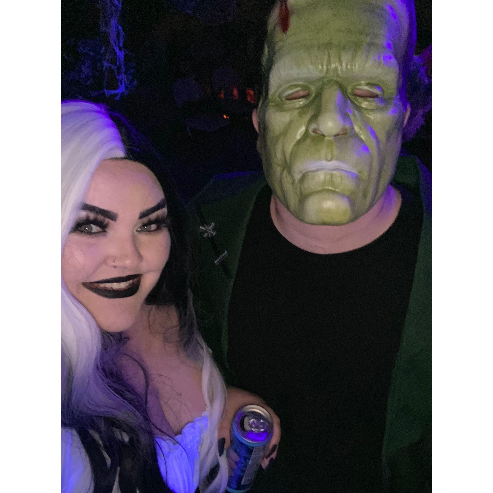 Fun fact: Halloween is Kasey's favorite holiday! Every year, Max gets convinced to dress up with Kasey!