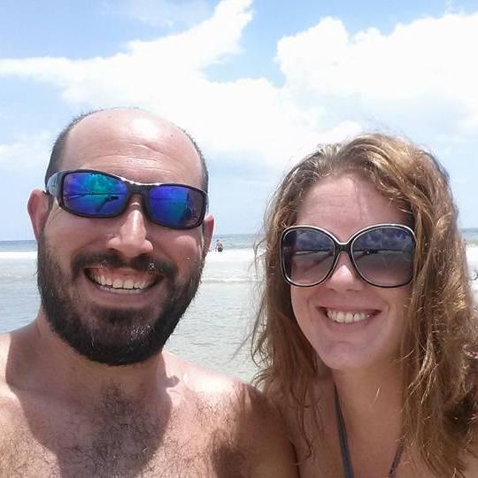 Enjoying the day on the sandbar in Chincoteauge, Virginia.