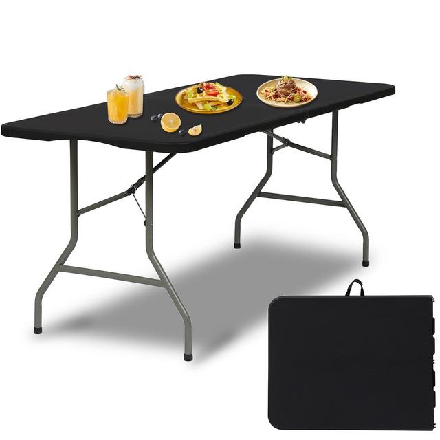 SUGIFT 8ft Folding Table Long Party Table