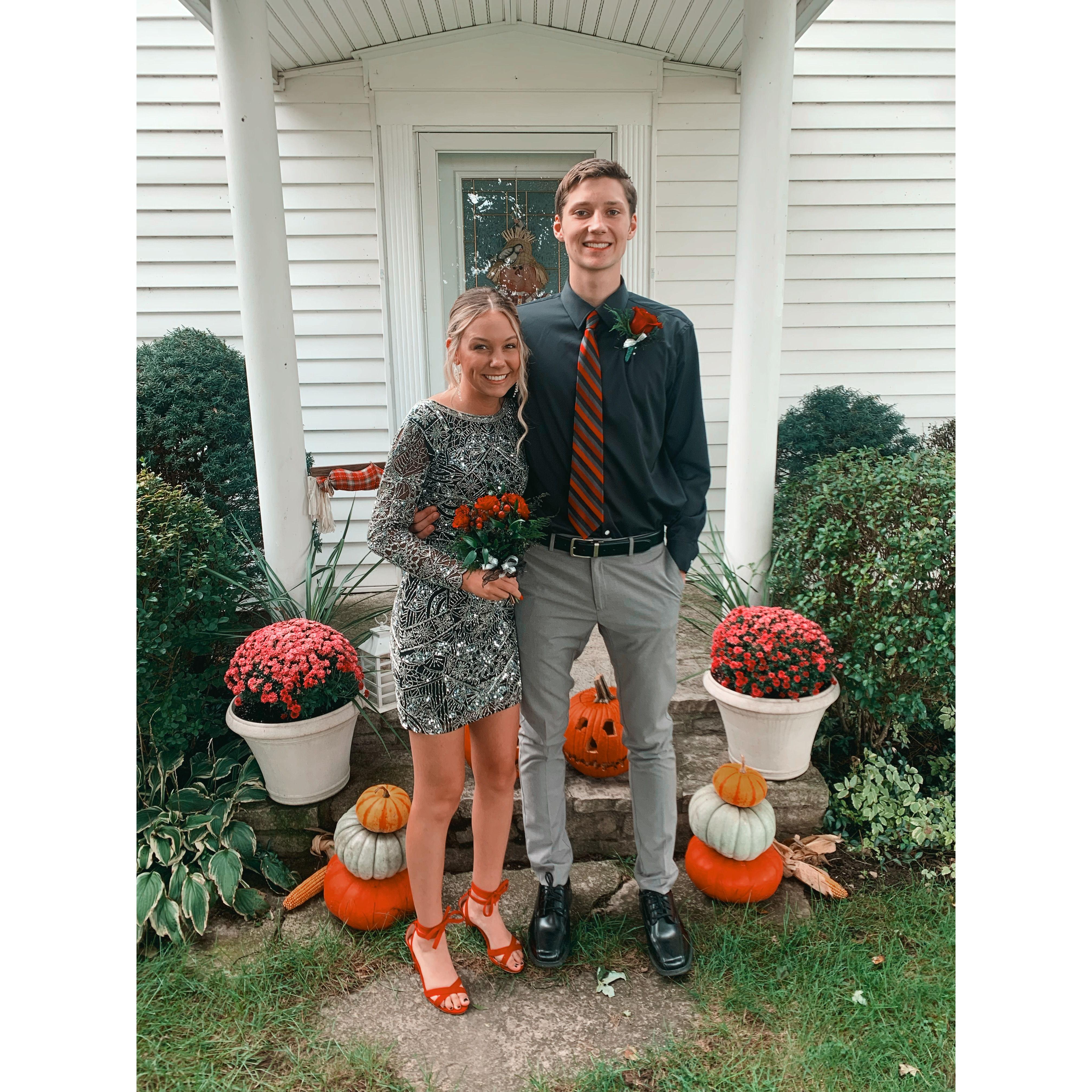 Our first time going to homecoming together. 10/2/2021