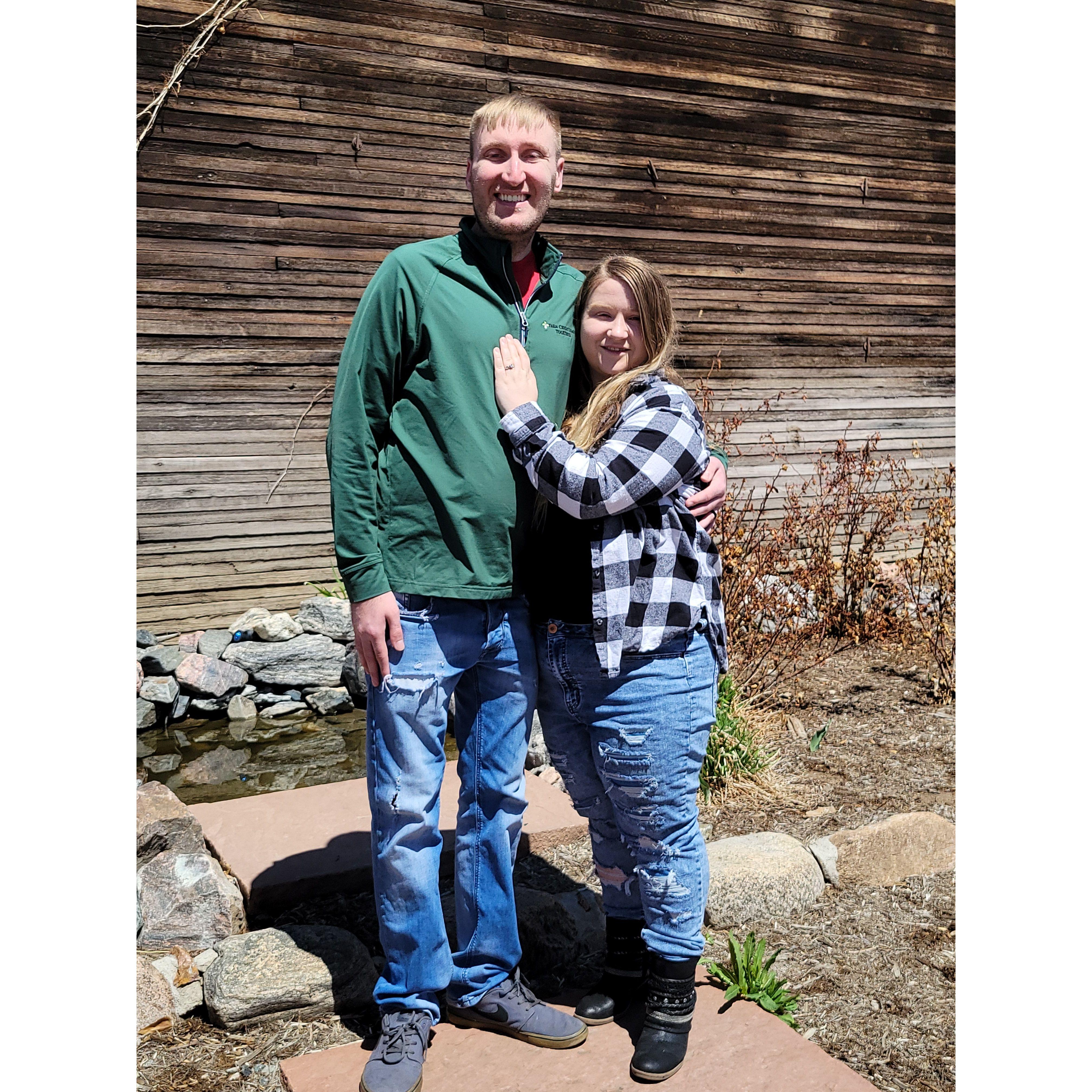 First trip to our wedding venue.  We knew this was the one!