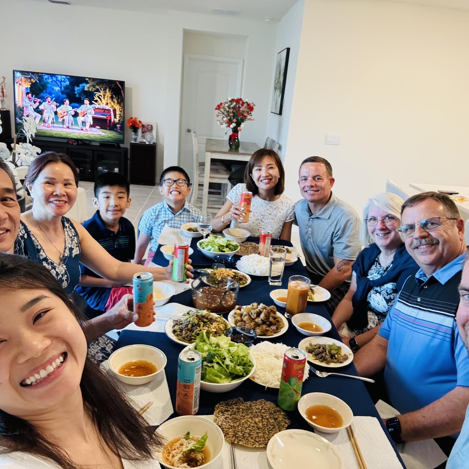 🎂 Jonathan’s birthday party with both families together