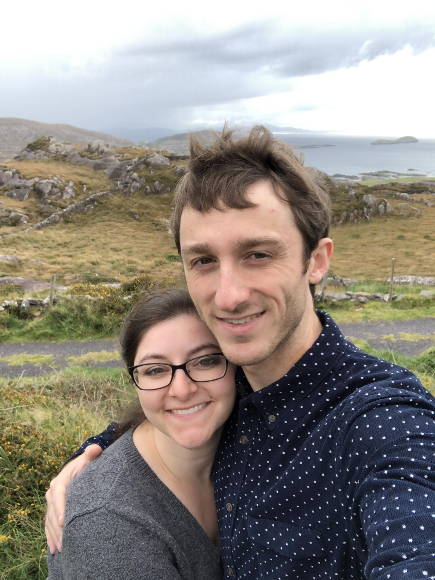 Windy Ireland road-trip pit stop!
