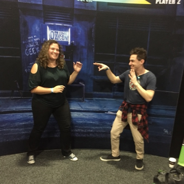 One of our first dates back in 2018. Belma dragged Mike to a OzCon (comic convention) but this photo proves he had fun there.