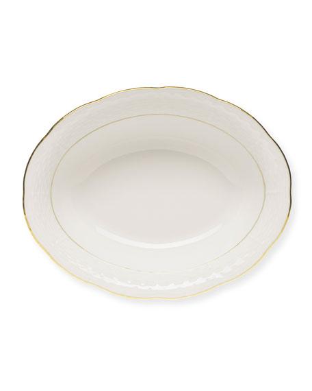 Herend Golden Edge Open Vegetable Dish