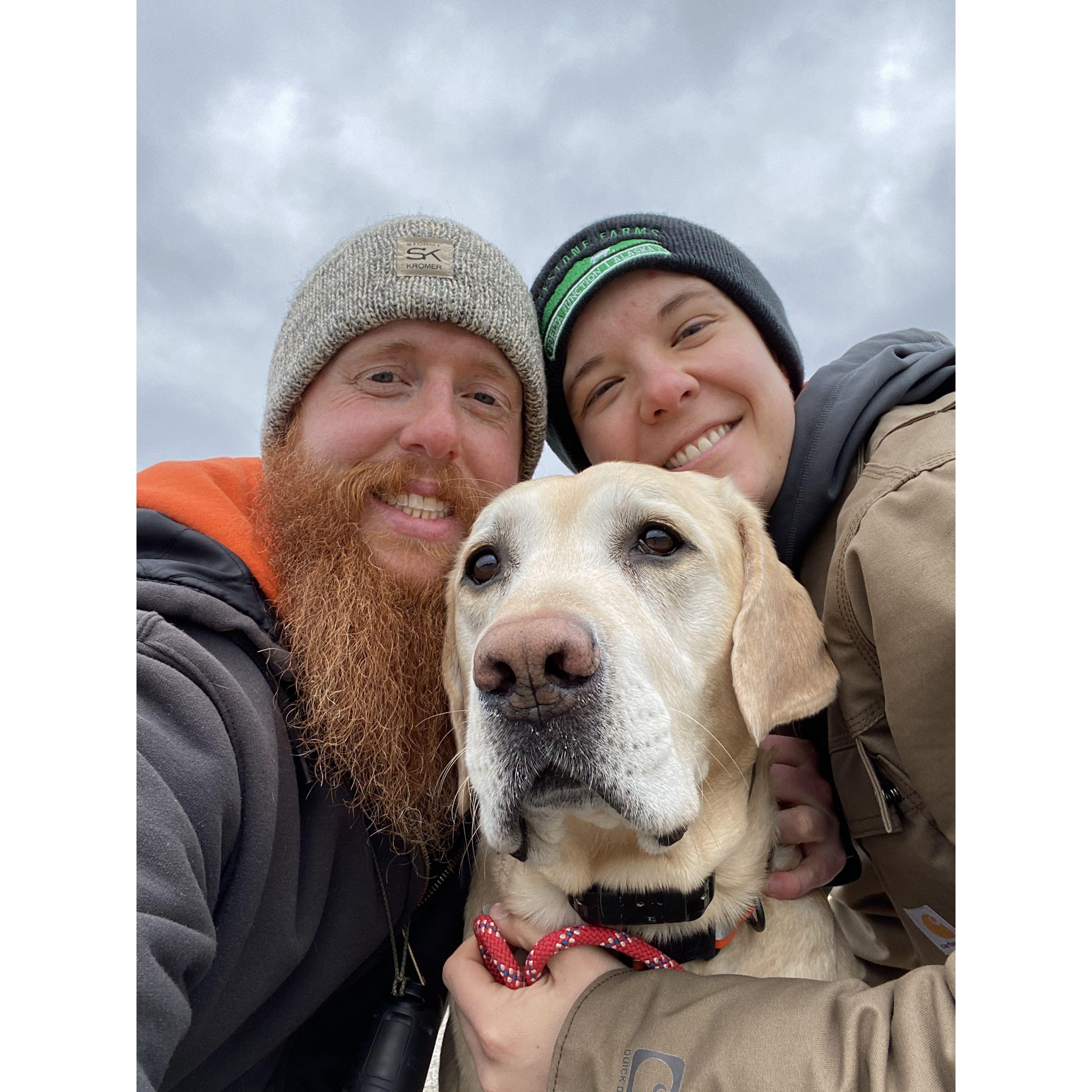 Getting some fresh air with Charlie!