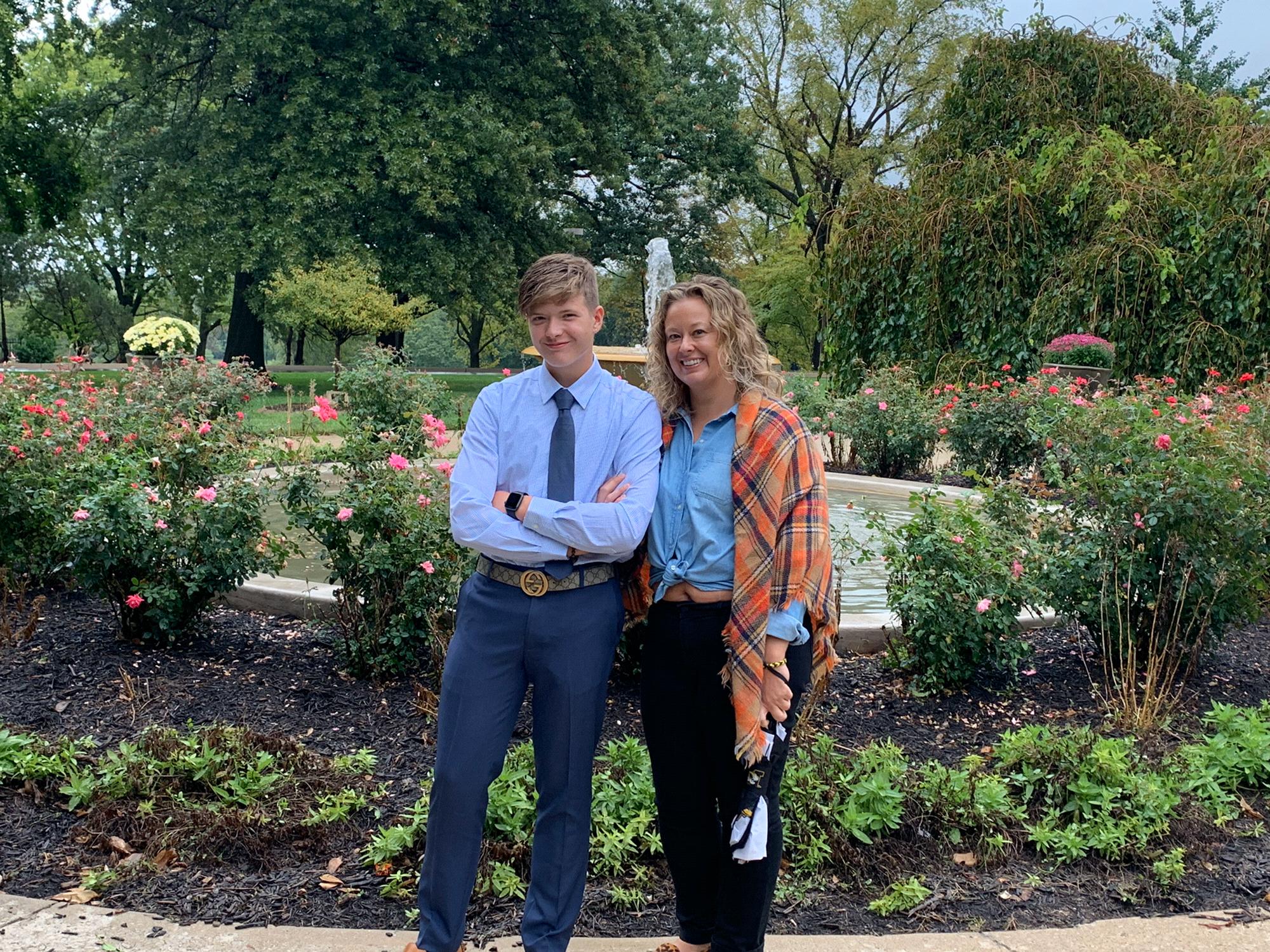 Homecoming pictures, looking sharp.