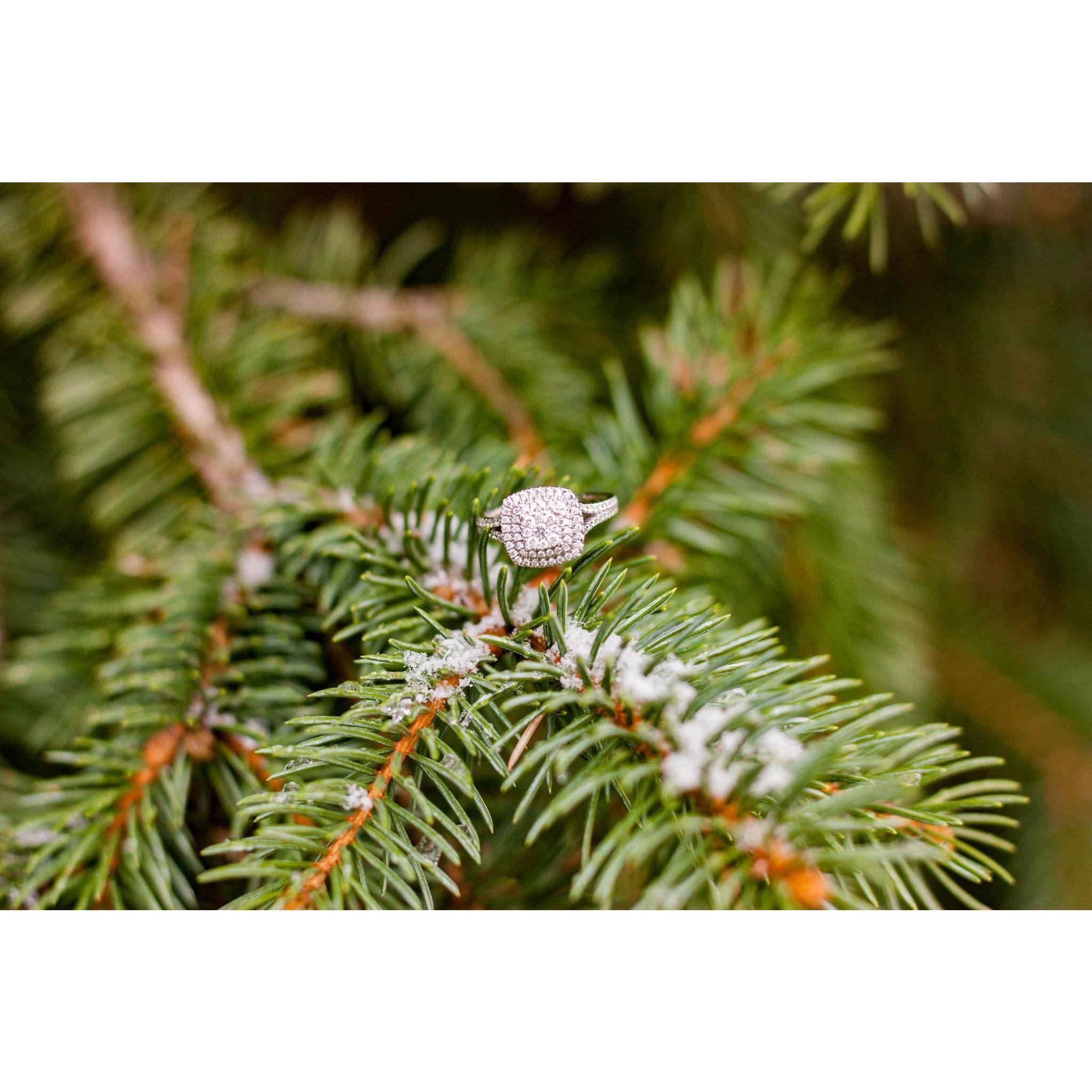 The most beautiful ring. He could not have picked any better for me!!