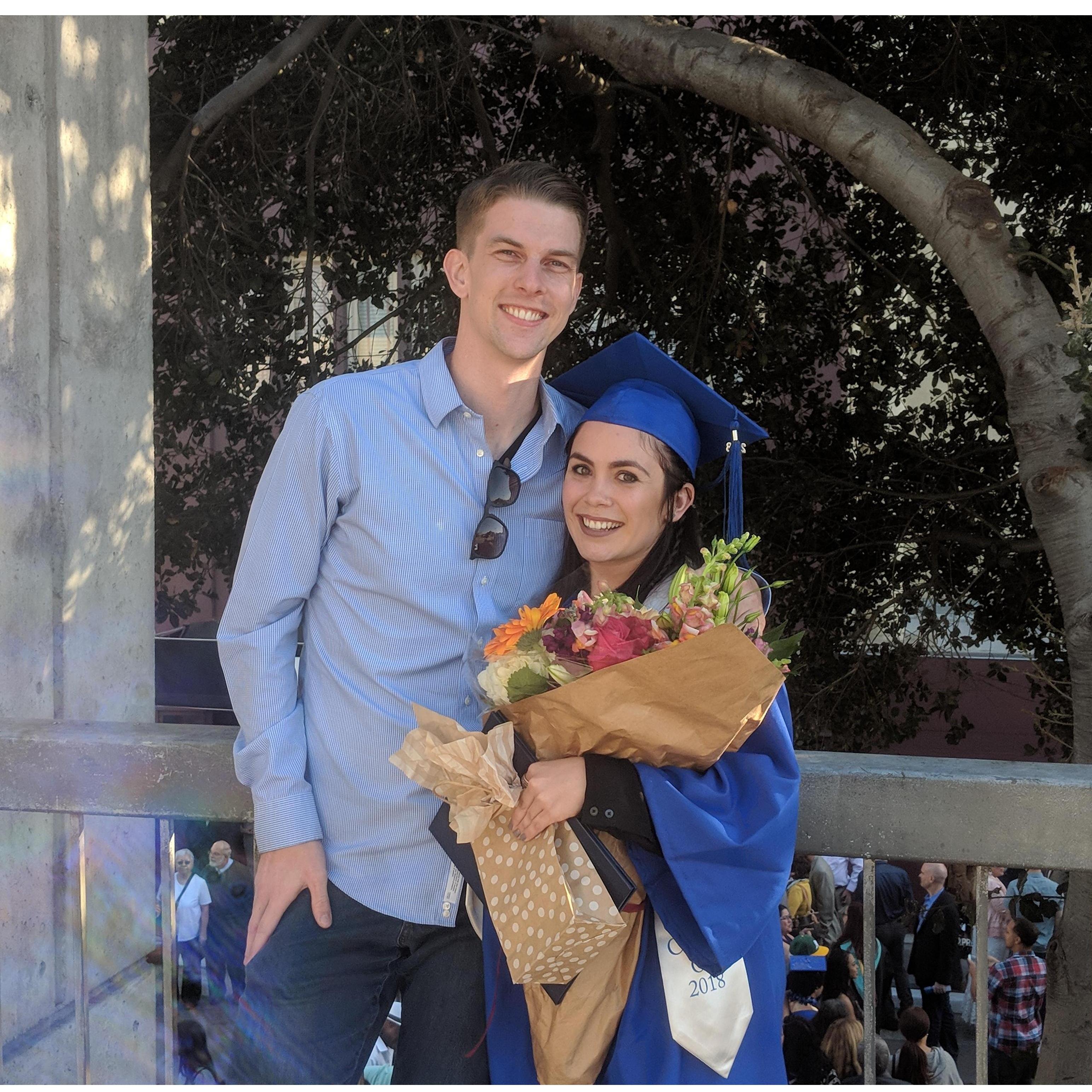 Leighla's Graduation from X-Ray school in 2018