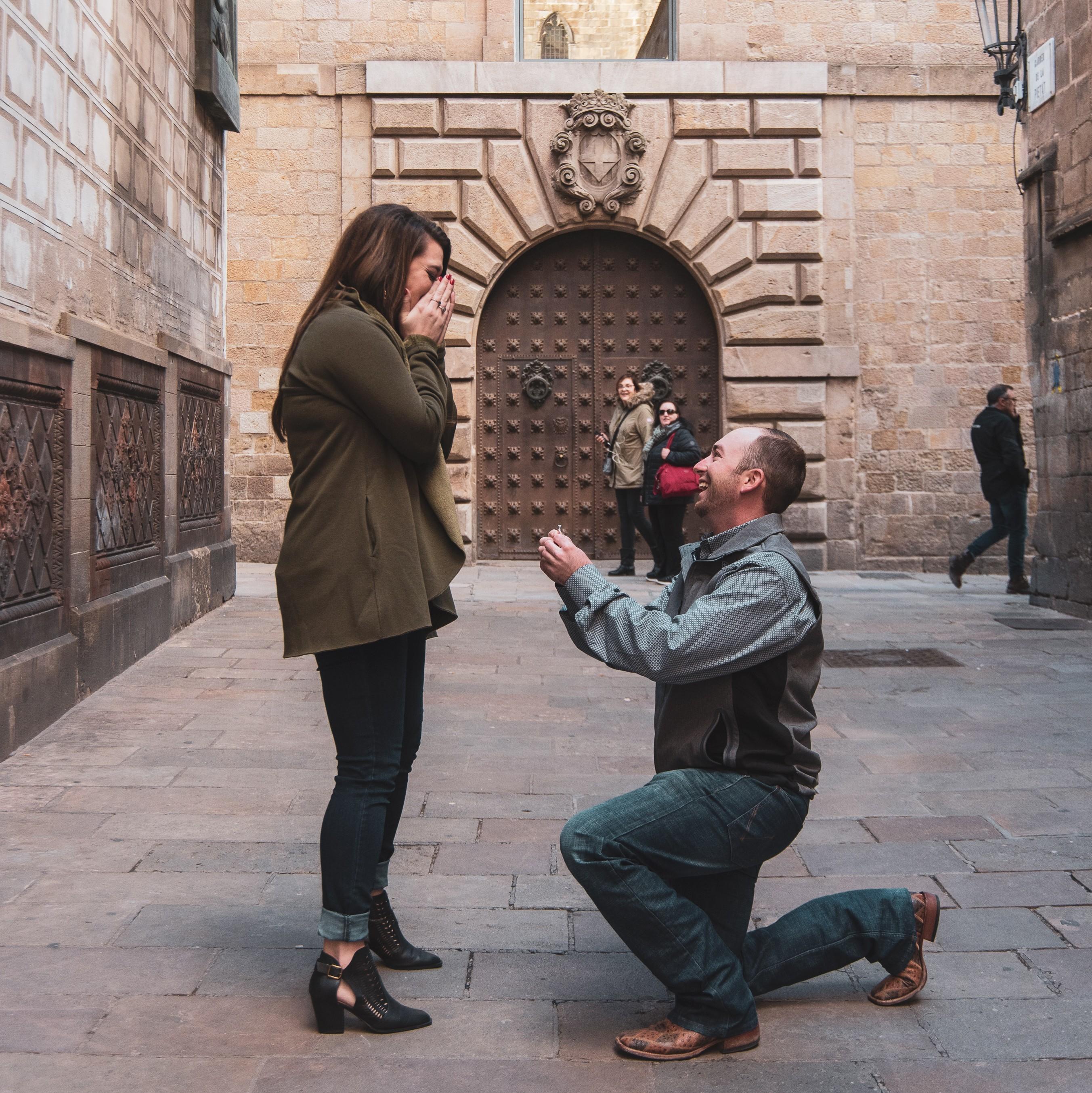 The moment Spencer asked me to marry him! (This is the real deal! This is NOT a re-do!)