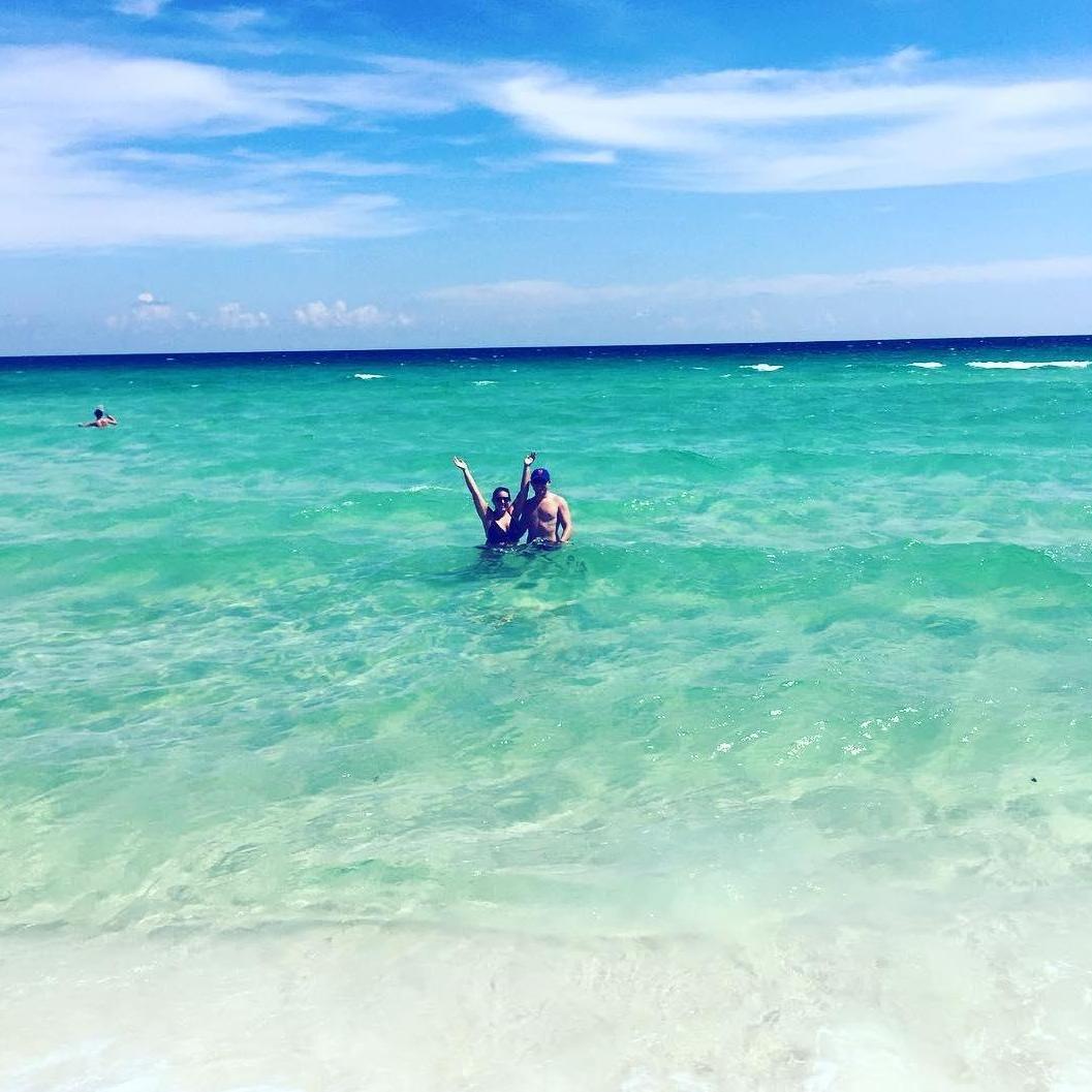 We finally live together... at the most beautiful beach in Florida! July 10, 2018