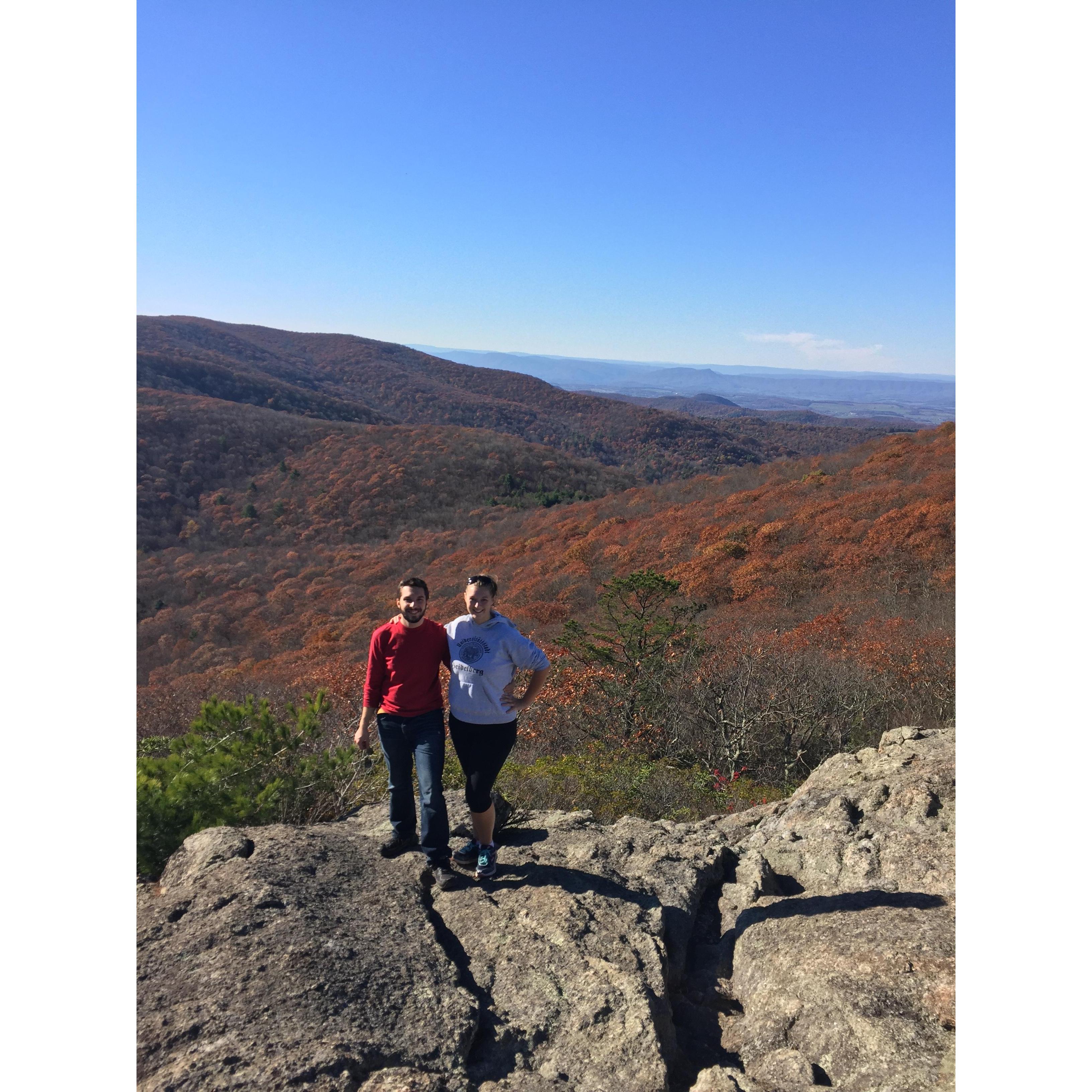 Hiking together is one of our favorite activities!