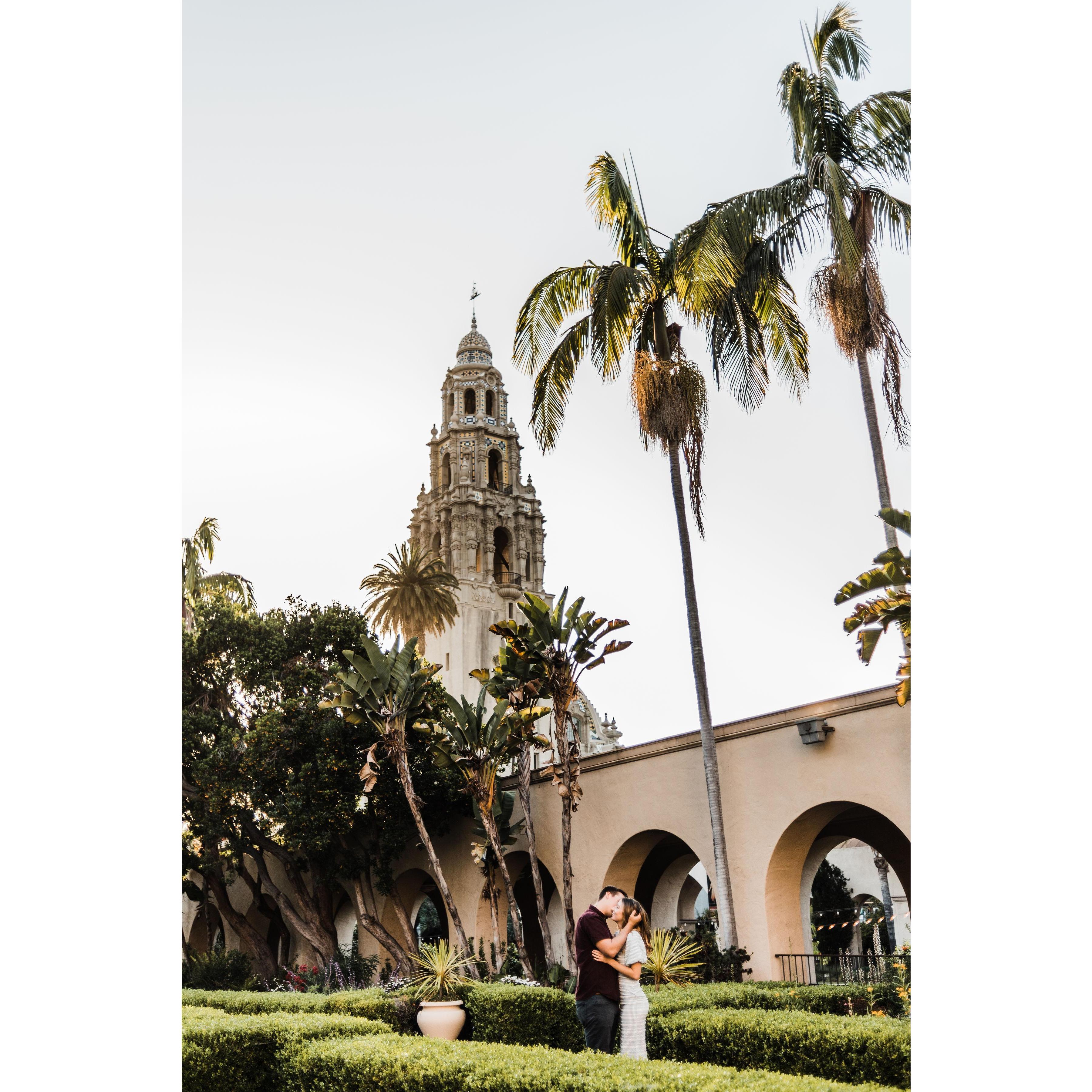 We love that we were able to get pictures in our new city since San Diego most represents our life together