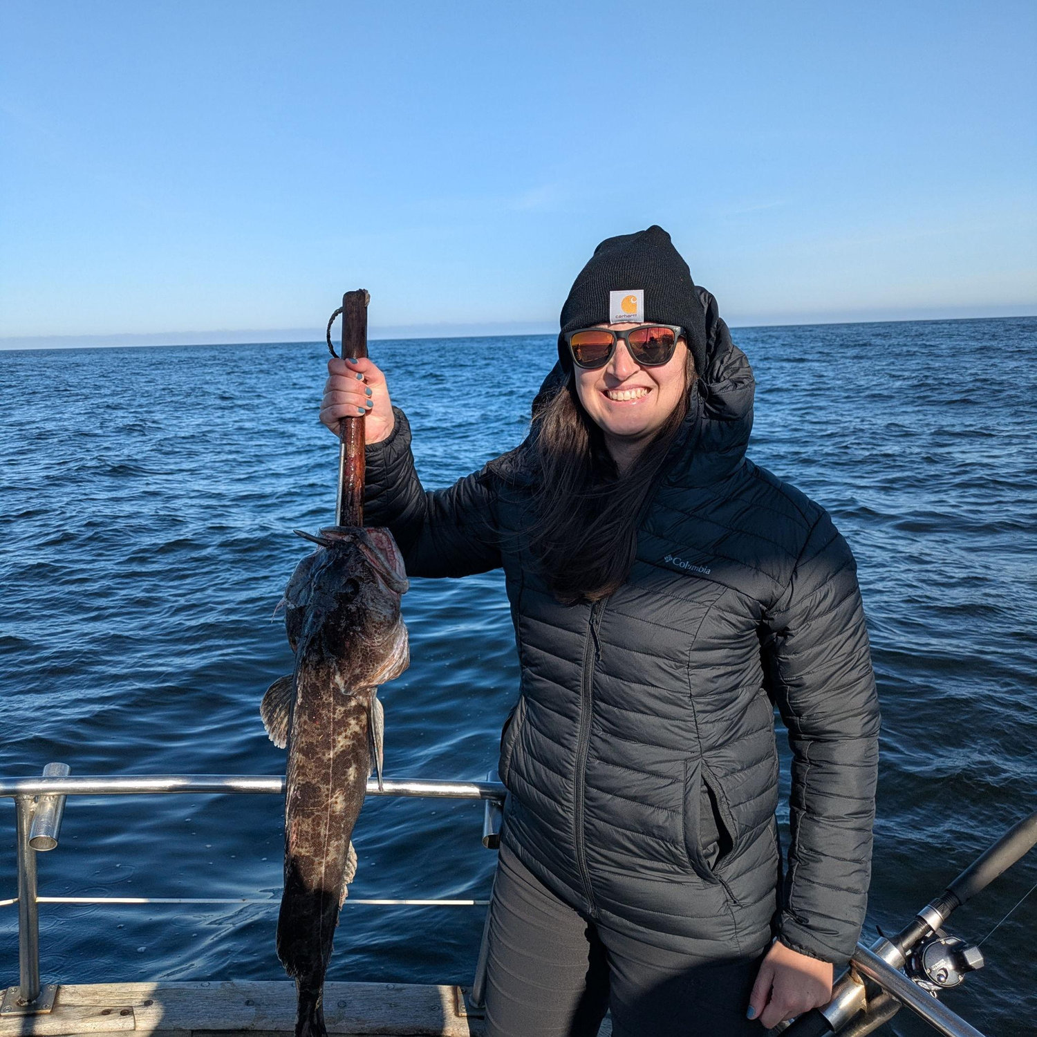 Kara caught the biggest one, a Ling Cod