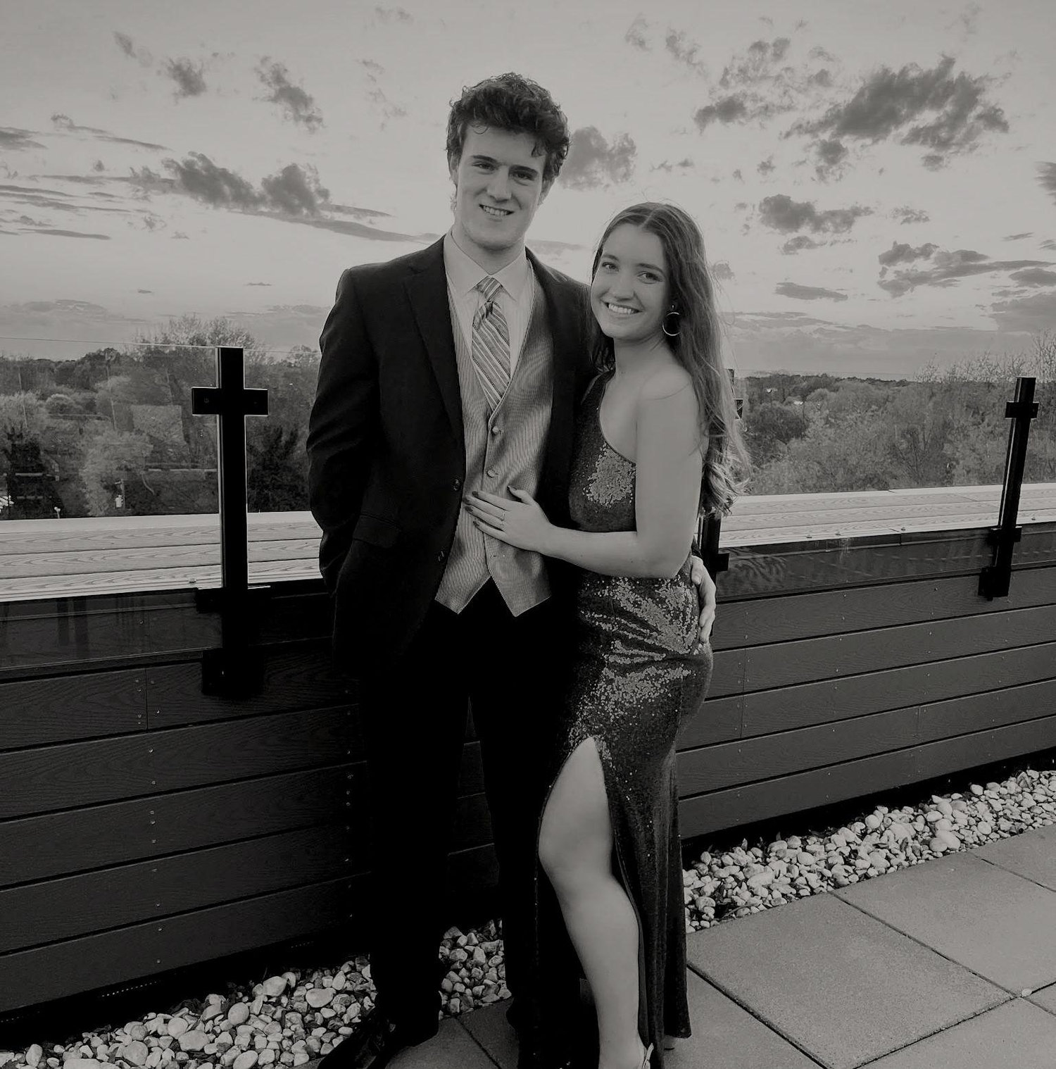 Another sorority formal! Another roof picture!