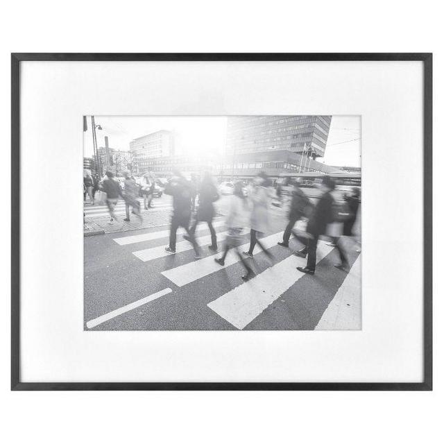 Thin Gallery Matted Photo Frame Black - Project 62™ 16" X 20"