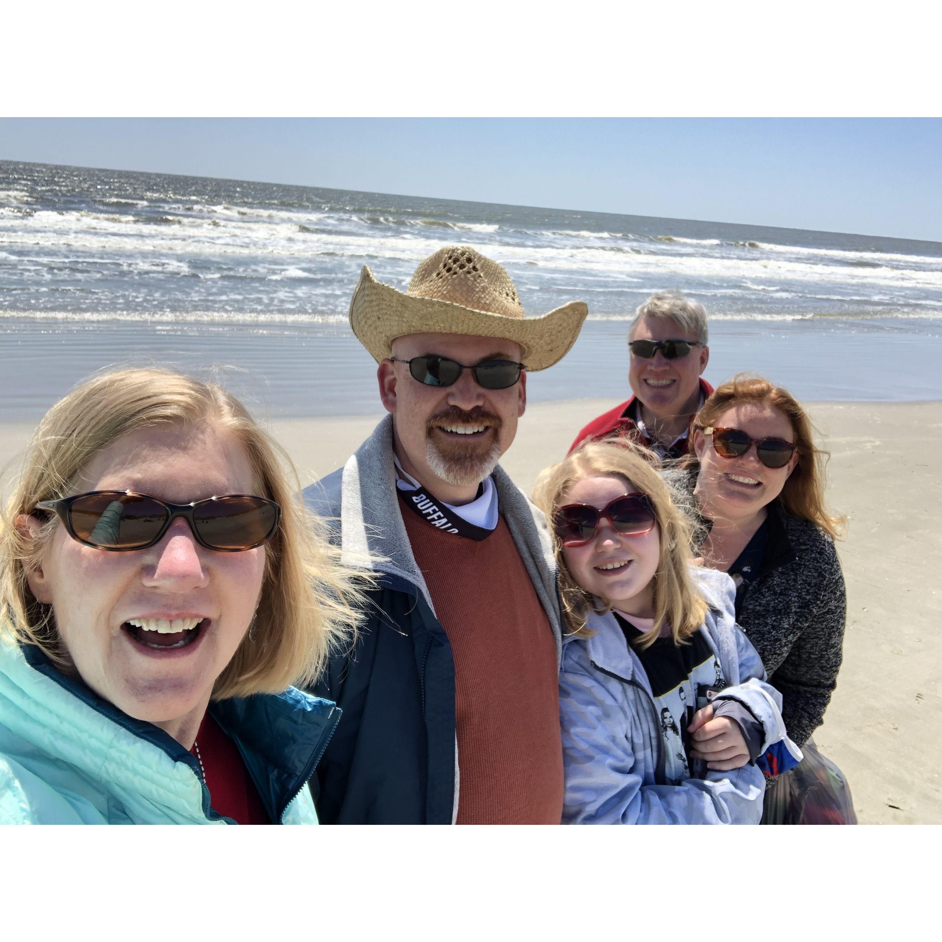 Easter and Lindy and Brett's in Charleston April 2021