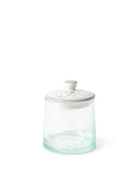 Glass Jar - Gray