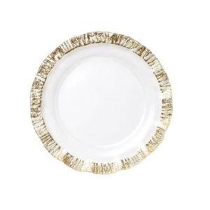Rufolo Glass Gold Charger