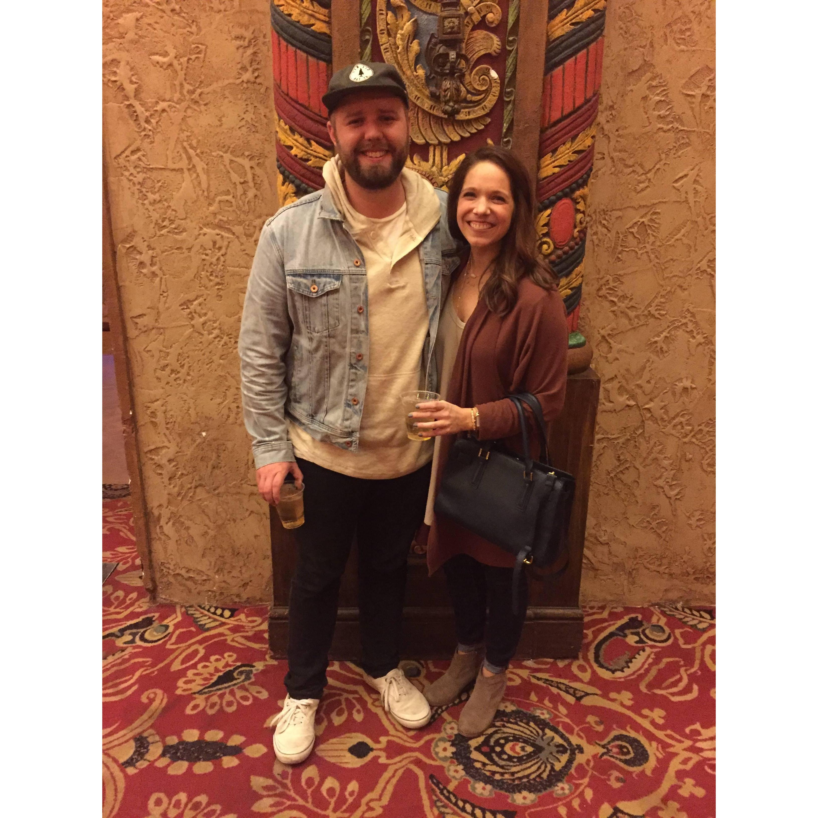 First photo of Spencer and Erin...Erin posted this to social media and boy the DMs flooded in! This was the night Spencer first asked Erin out, and she said no.