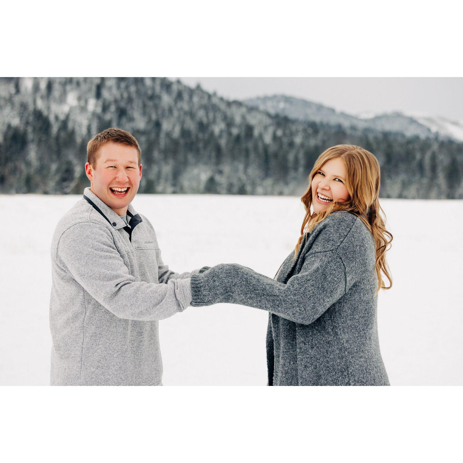 Our hands were a little frozen!
