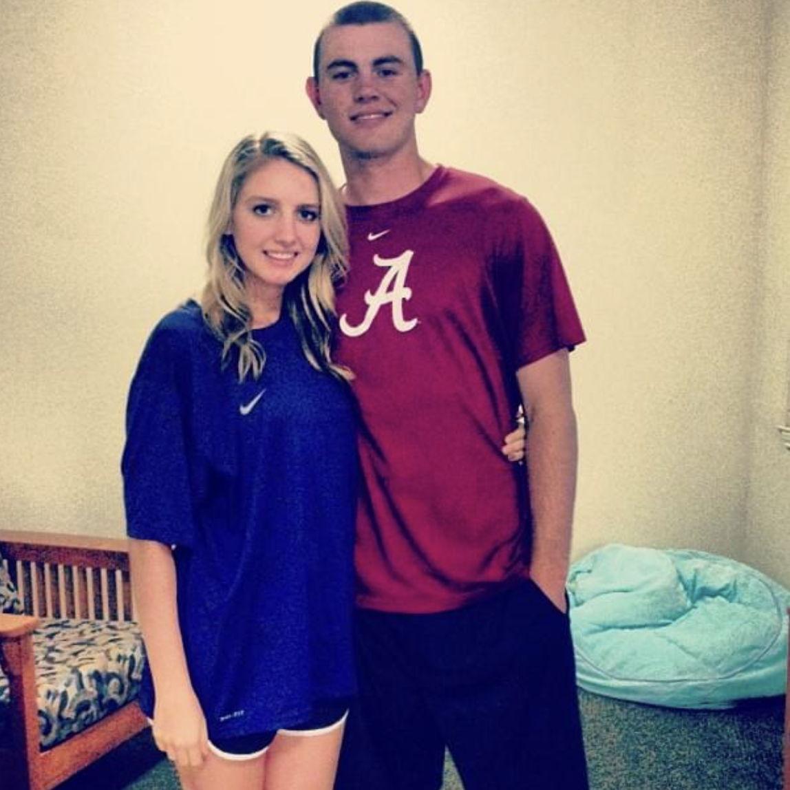 Tyler visiting Bekah at Alabama 2013