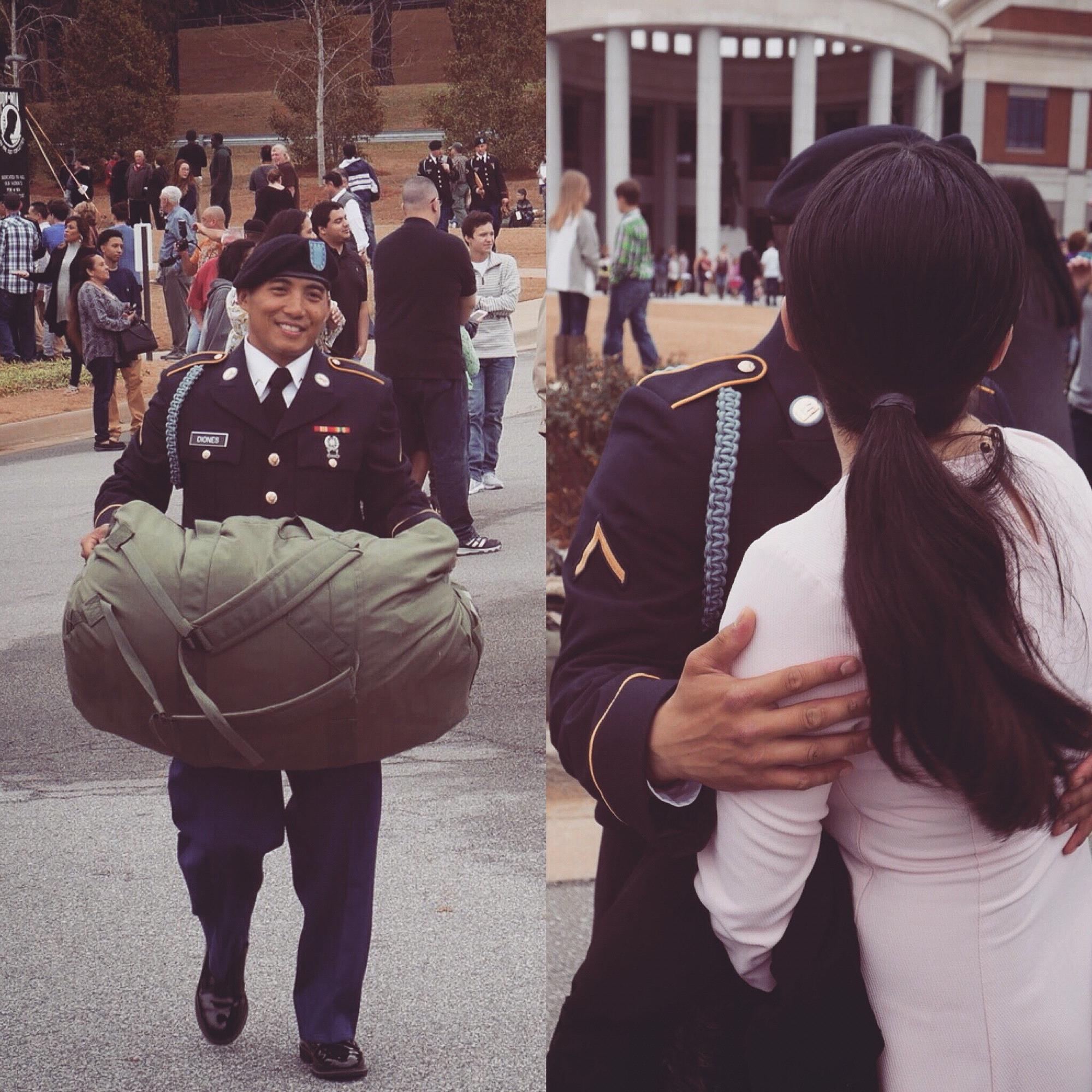 Richie’s army graduation