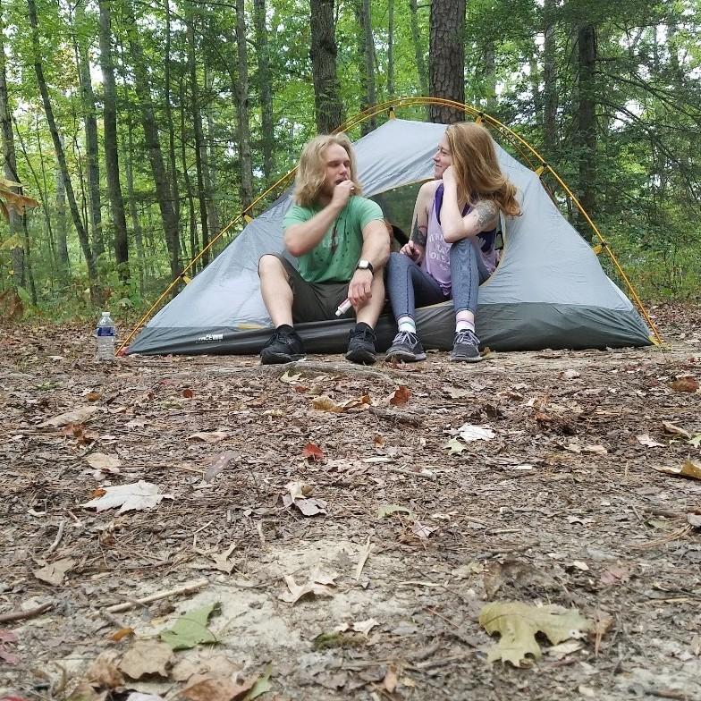 Camping at the Red River Gorge summer 2019