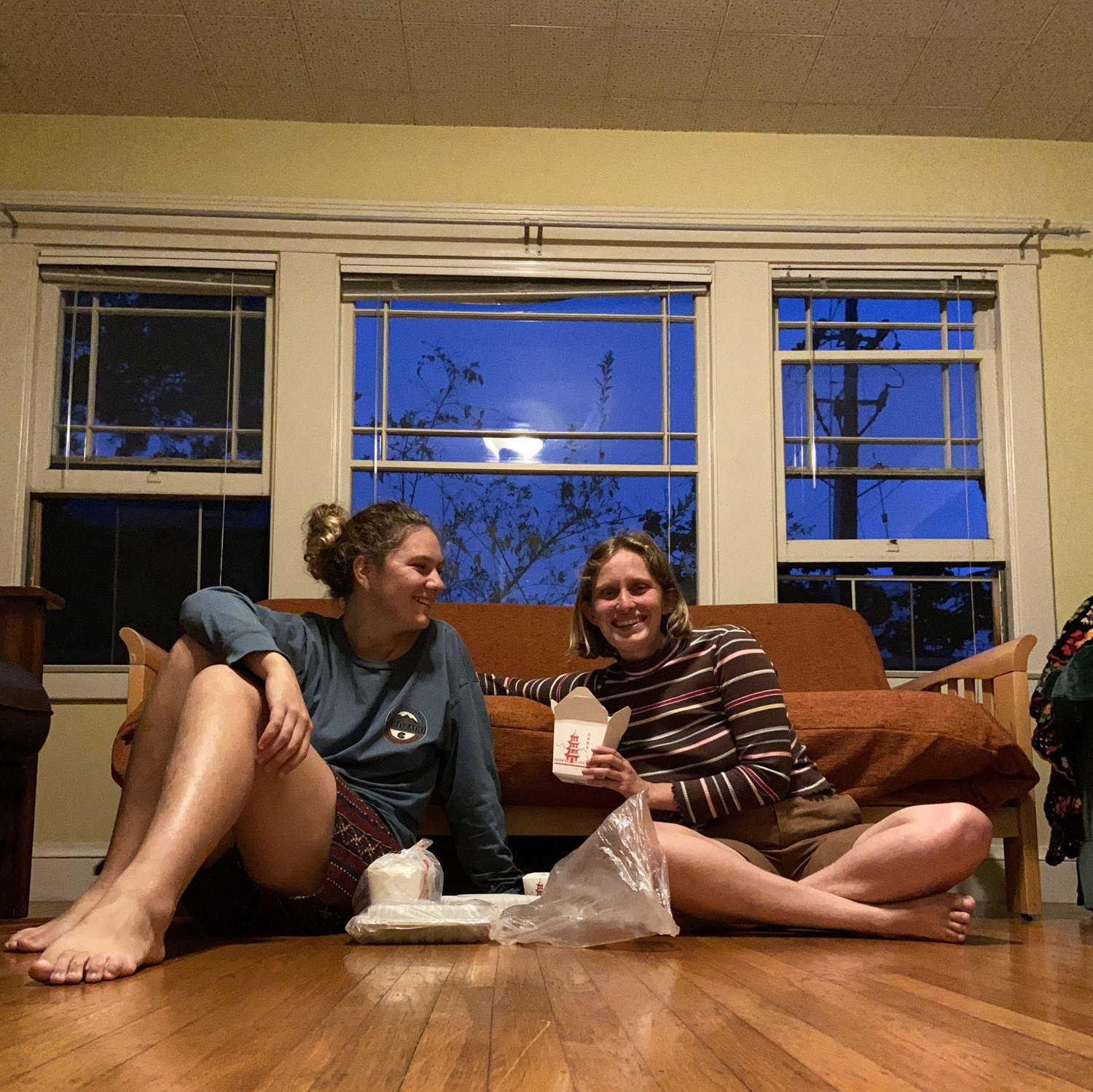 Our first apartment together in Berkeley