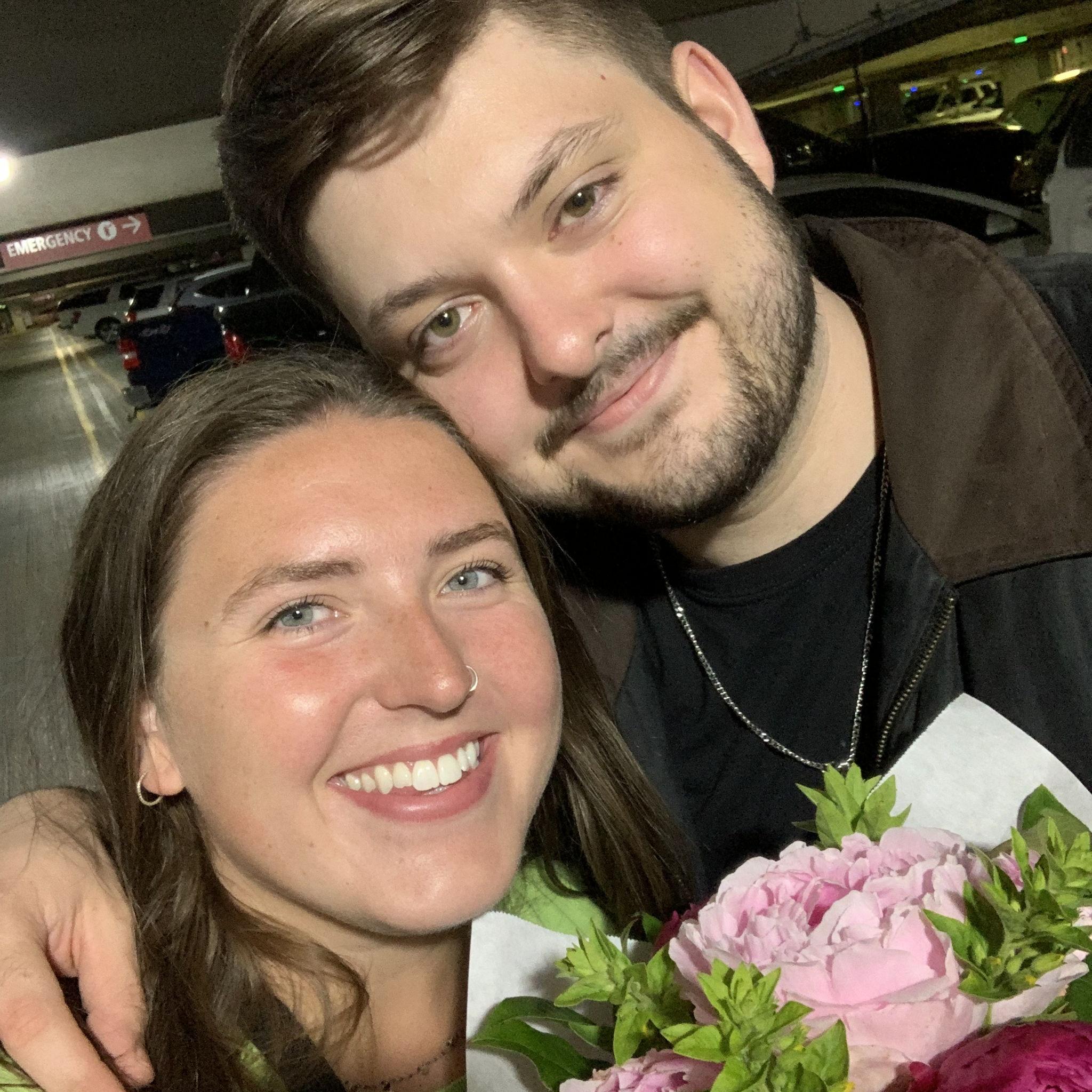 After another 4 months of doing long distance, we were finally reunited