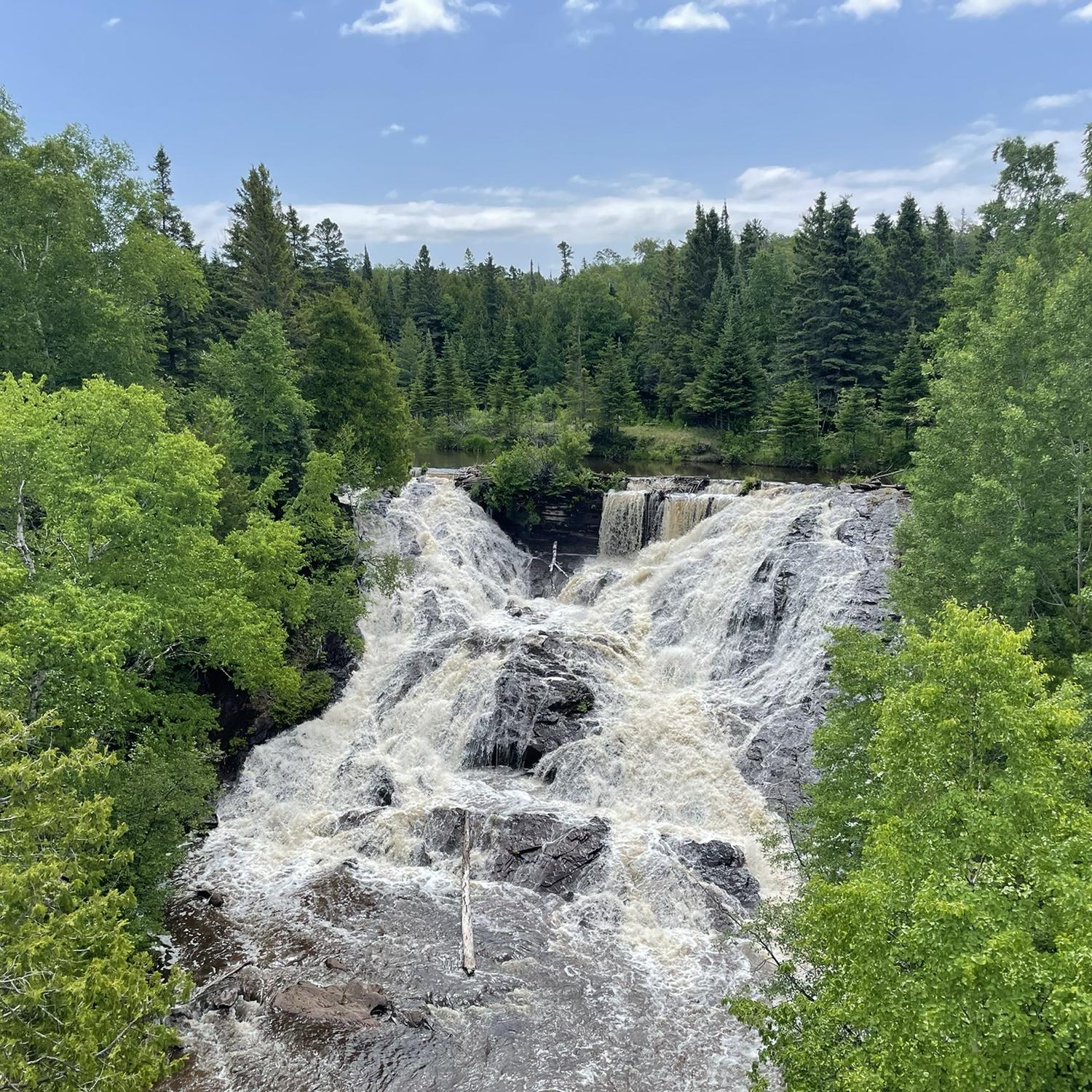 Eagle River Waterfalls (15 minute drive from Copper Harbor)