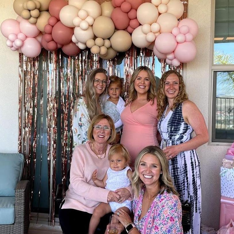 Celebrating Baby Girl Farahnak (John's sister Lauren).
