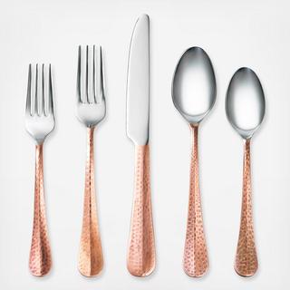 Jessamine Hammered 20-Piece Flatware Set, Service for 4