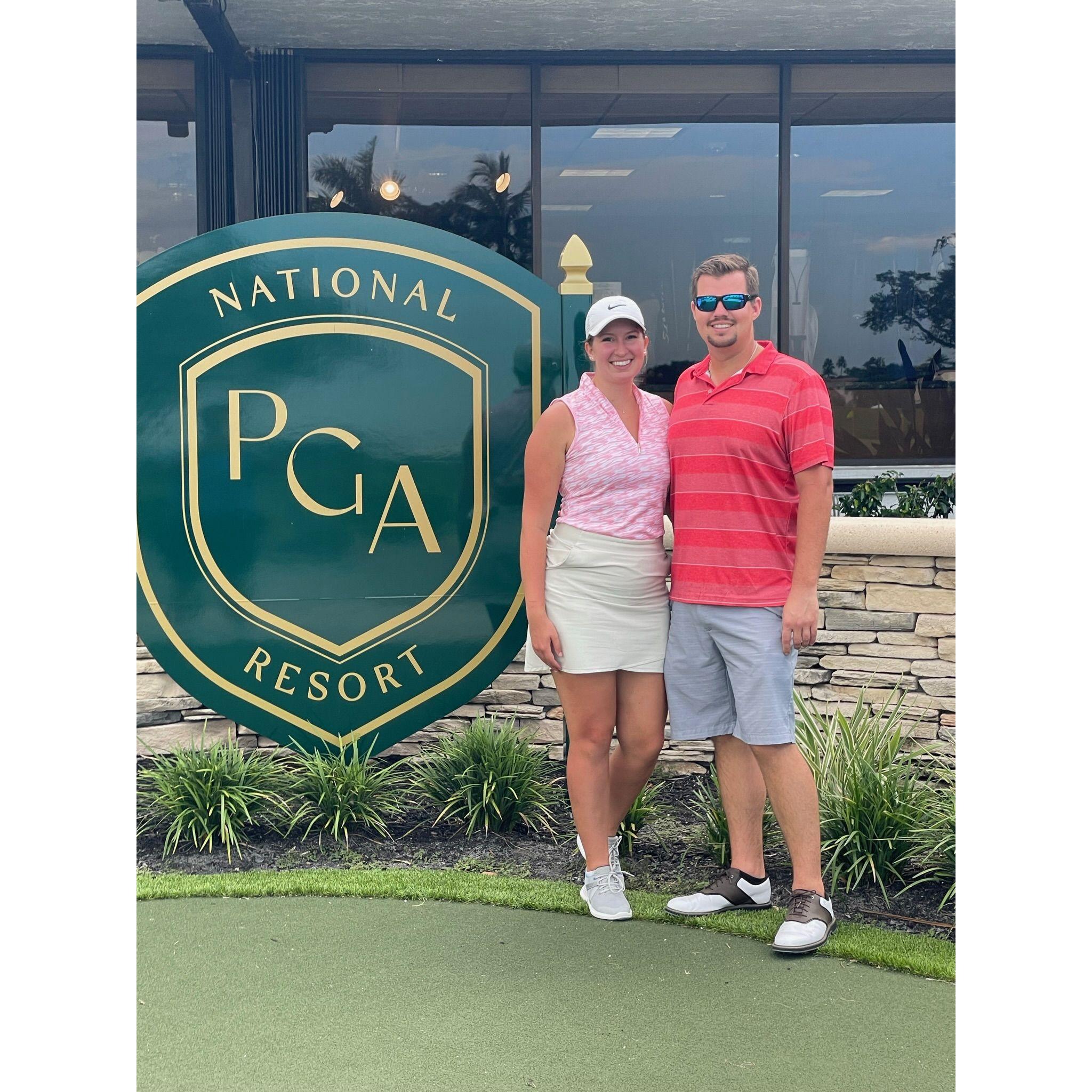 Golfing at PGA National!