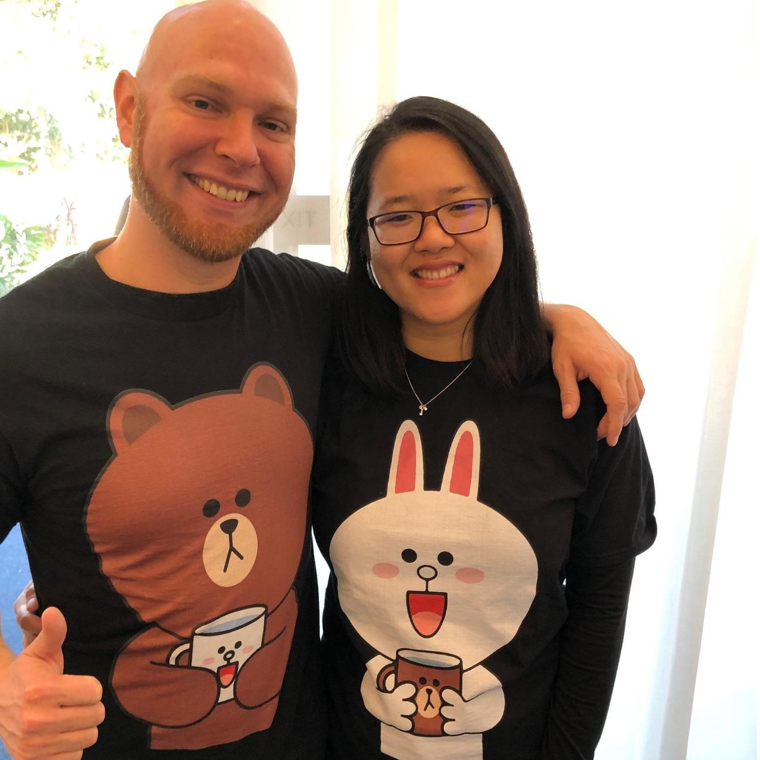 Hey!  It's Brownie and Cony :)