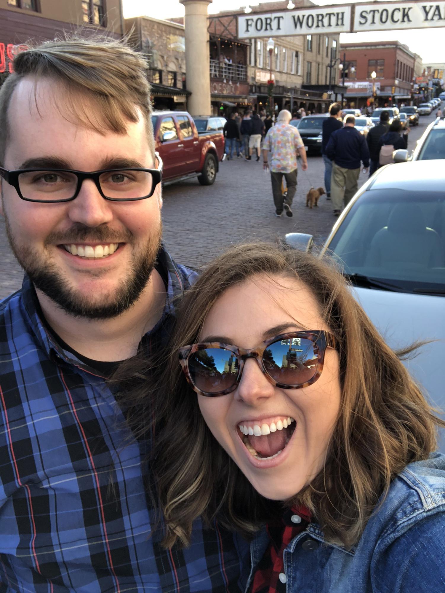Ruben’s 1st trip to TX meant long horns were a must!