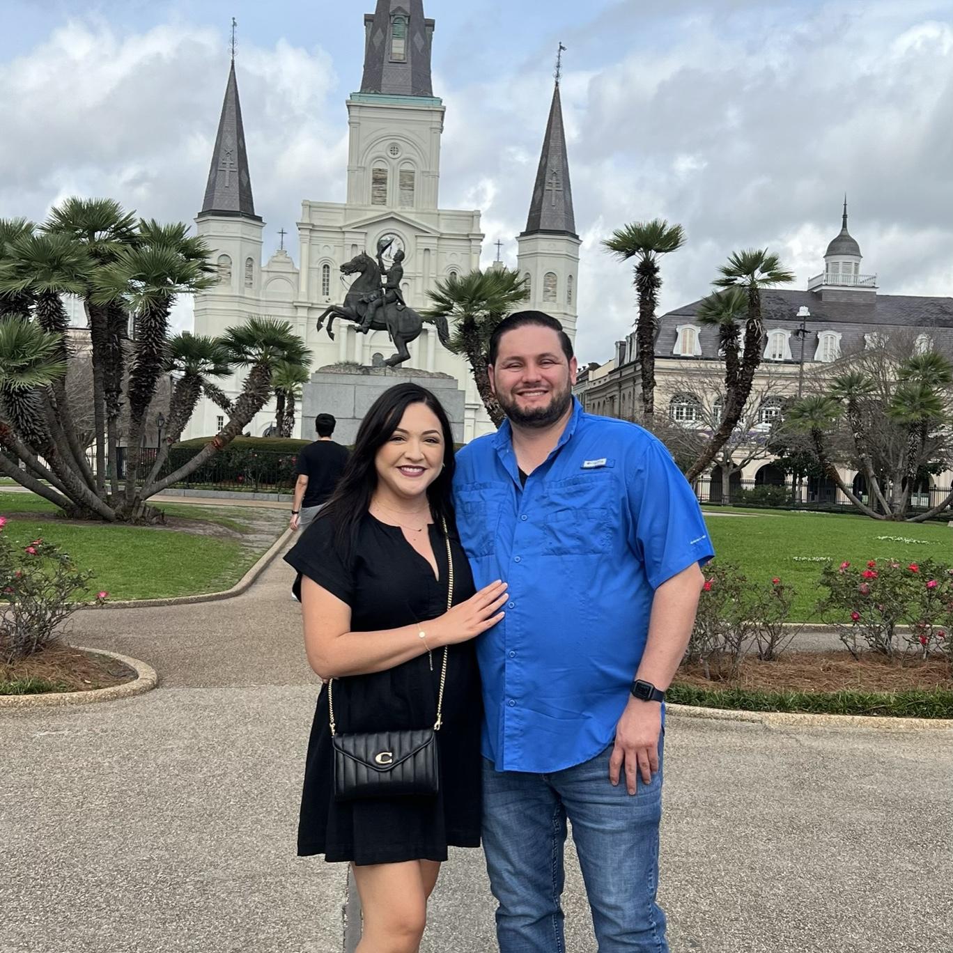 Exploring the French quarter and stopped in Jackson Square!