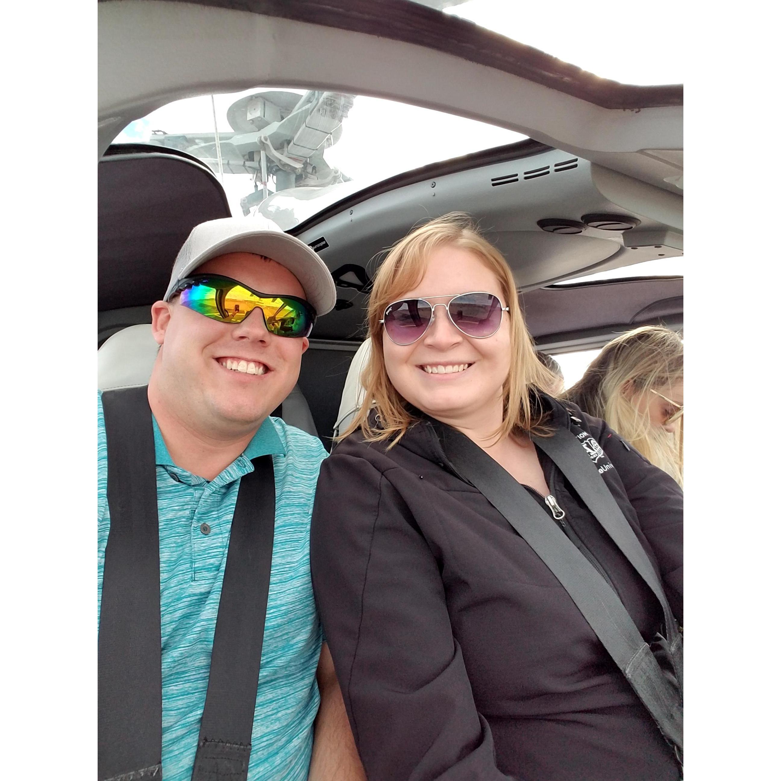 Helicopter Ride the day I proposed! 11/04/2017