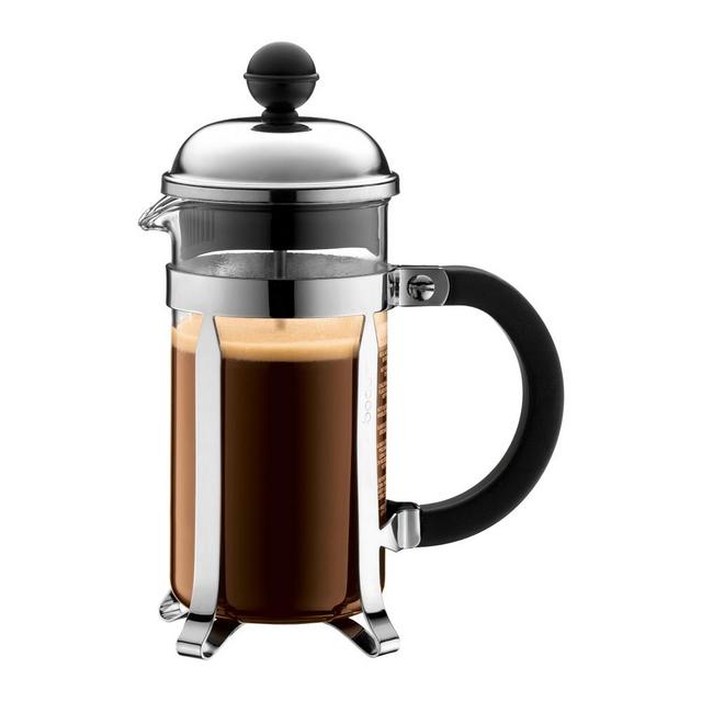 Bodum Chambord French Press, Stainless-Steel and Glass, 3-Cup