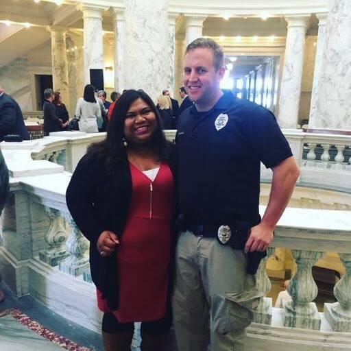 At Mike's Probation and Parole Graduation, September 2017