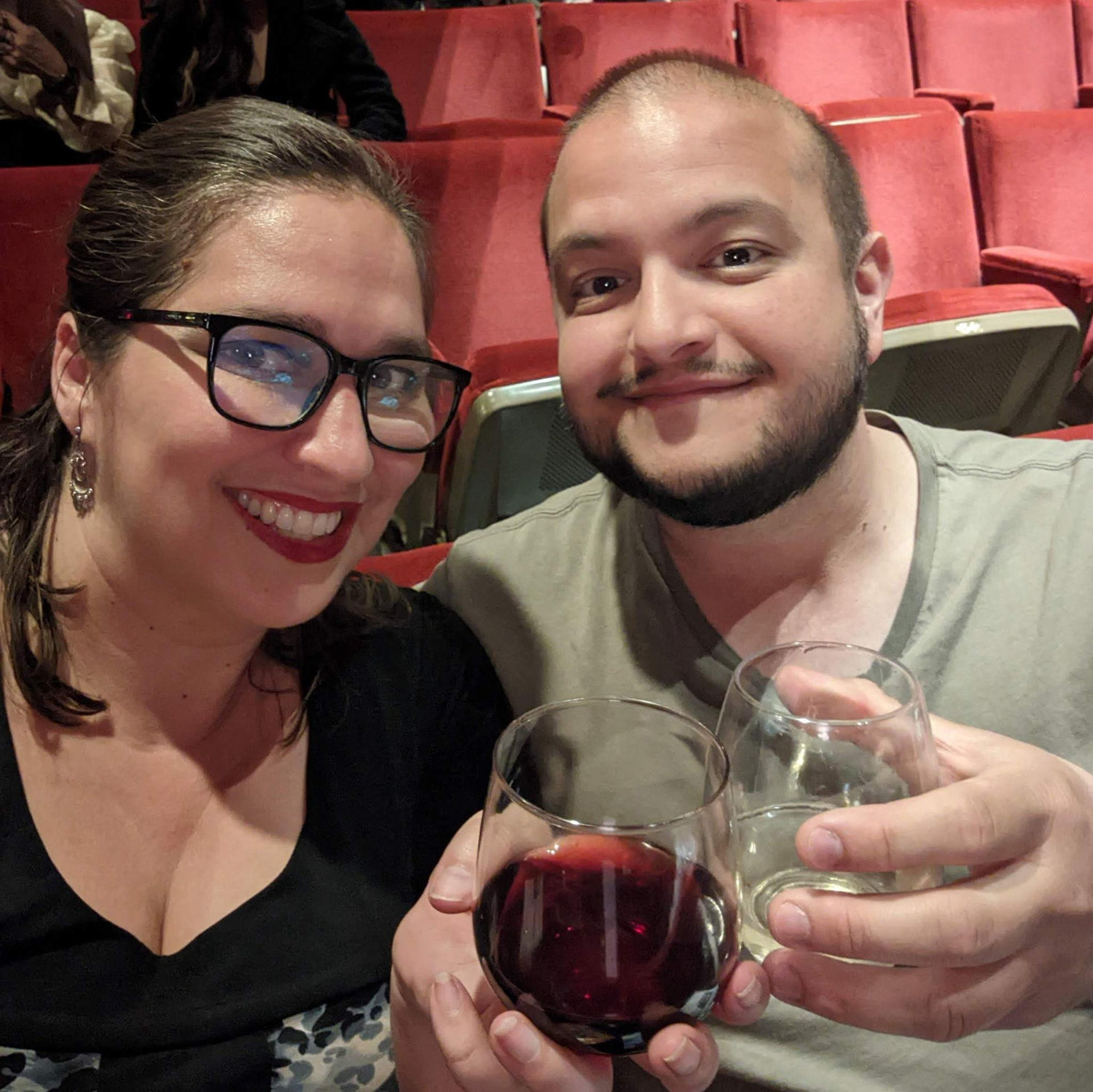 We've seen quite a few operas together but nothing compares to our first when we realized the best part was enjoying it together.