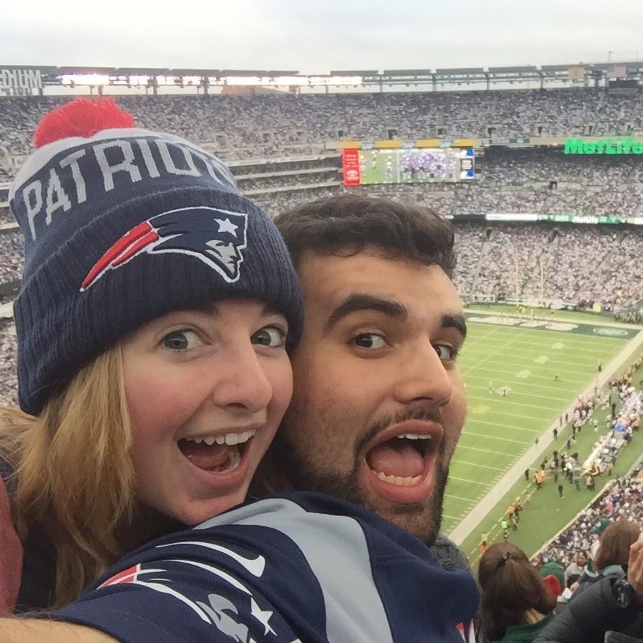 Matt's first NFL game... let's go Pats!