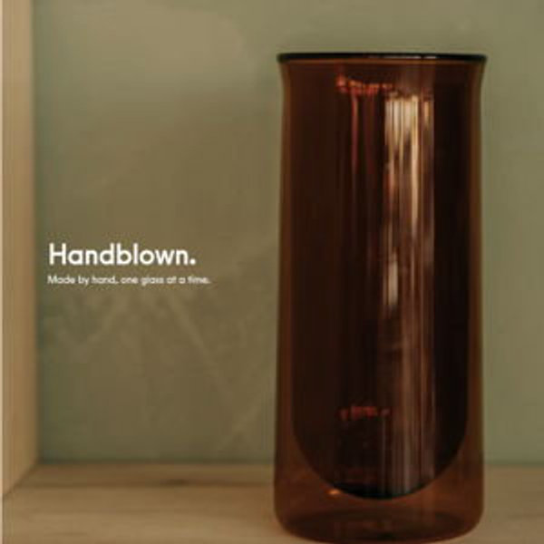 FLUR Iced Coffee Glasses (Amber Color)