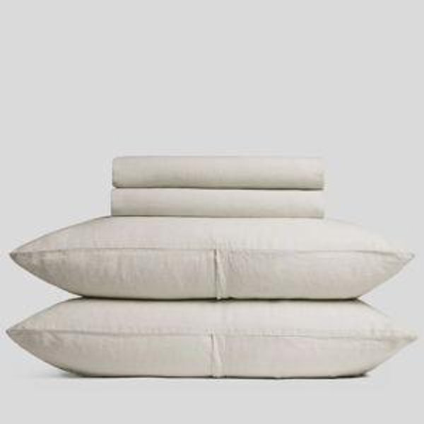 Linen Sheet Set - Bone/King/Back Envelope
