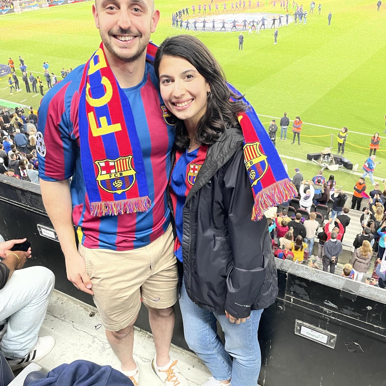 Spain 2023 - our first international trip together! Ben fulfilled a dream seeing Barcelona play live at the iconic Camp Nou stadium