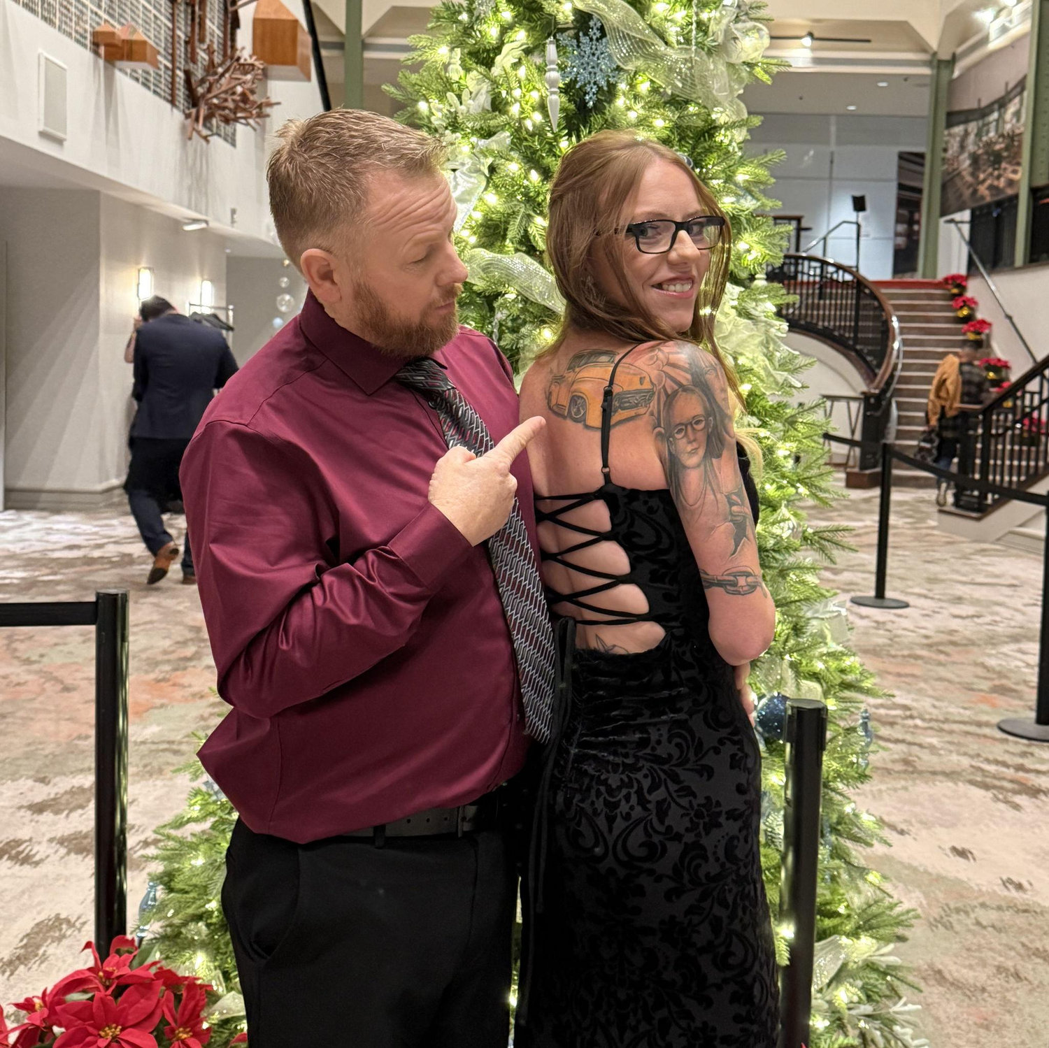The truck tattoo I got after only a month because I knew he was my forever