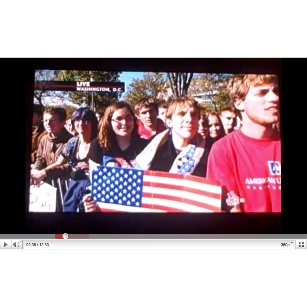 Earliest Photo of Phil & Dorothy. Captured at the Rally to Restore Sanity, October 2010. T-5.5 years til First Date