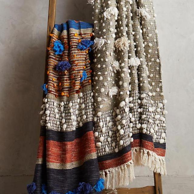 Collaged Majida Throw Blanket