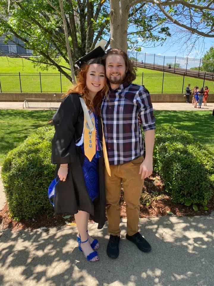 Kristiana’s graduation day from MTSU 
May 7, 2021