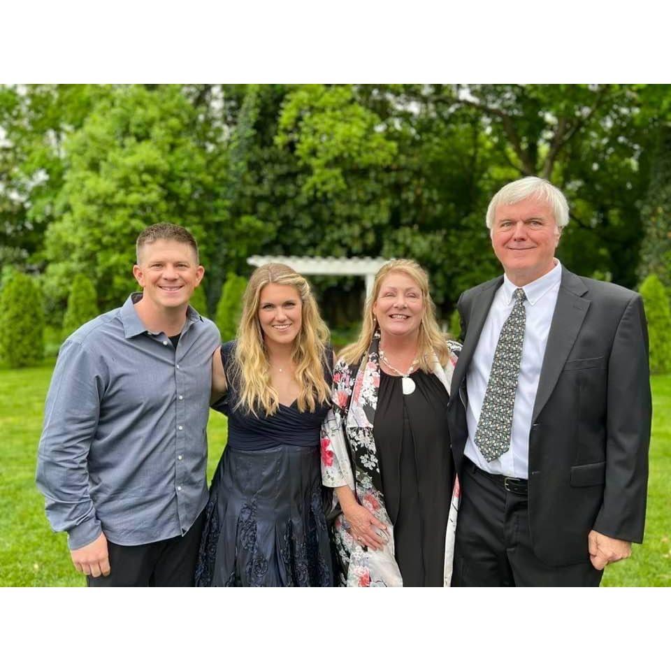 With Nadia's parent's at her cousin's wedding